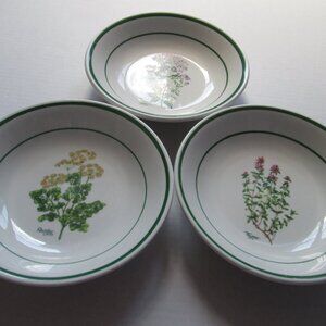 3 Piece Pasta Salad Serving Set Certified International Corp Herb Garden CIC